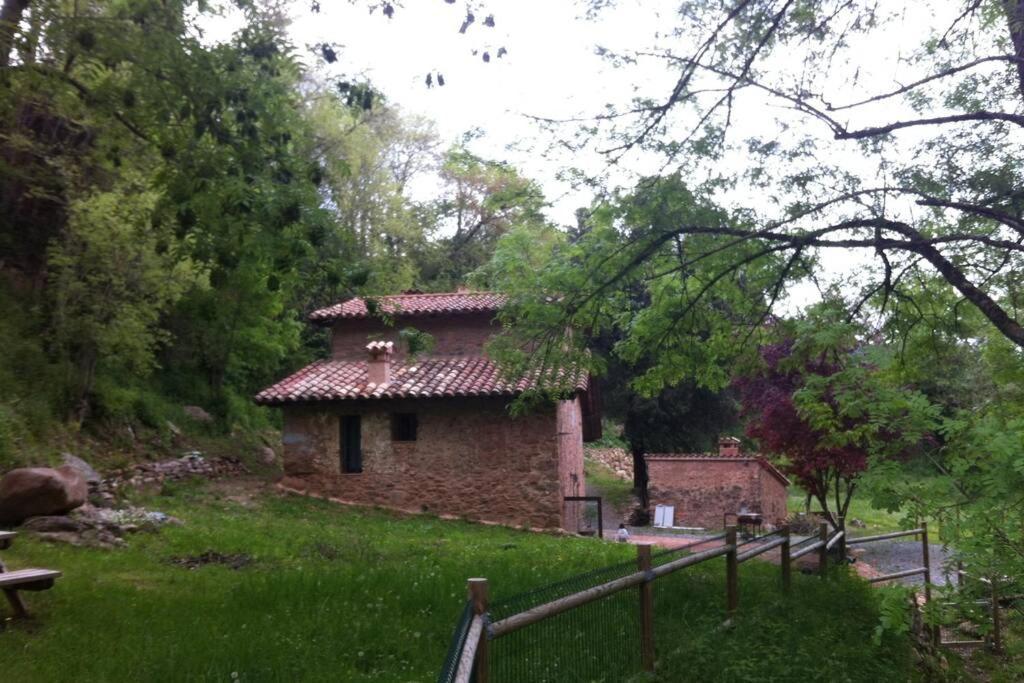 La Badenca. Masia Catalana Del S. XVII Riudaura Luaran gambar